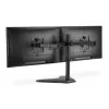 DIGITUS Universal Dual Monitor Stand 17-32in 2x 8kg (max.) Black