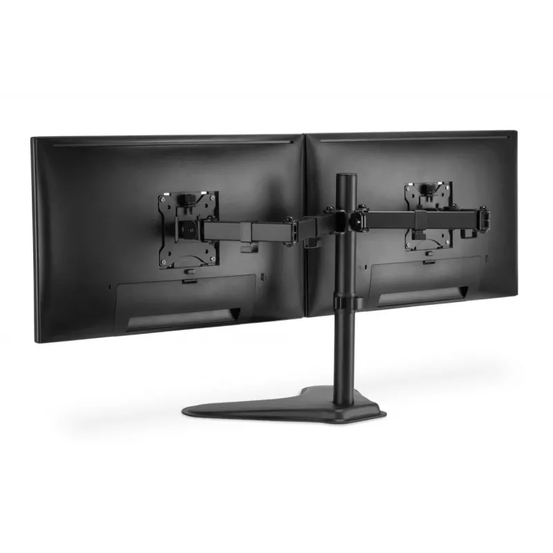 DIGITUS Universal Dual Monitor Stand 17-32in 2x 8kg (max.) Black