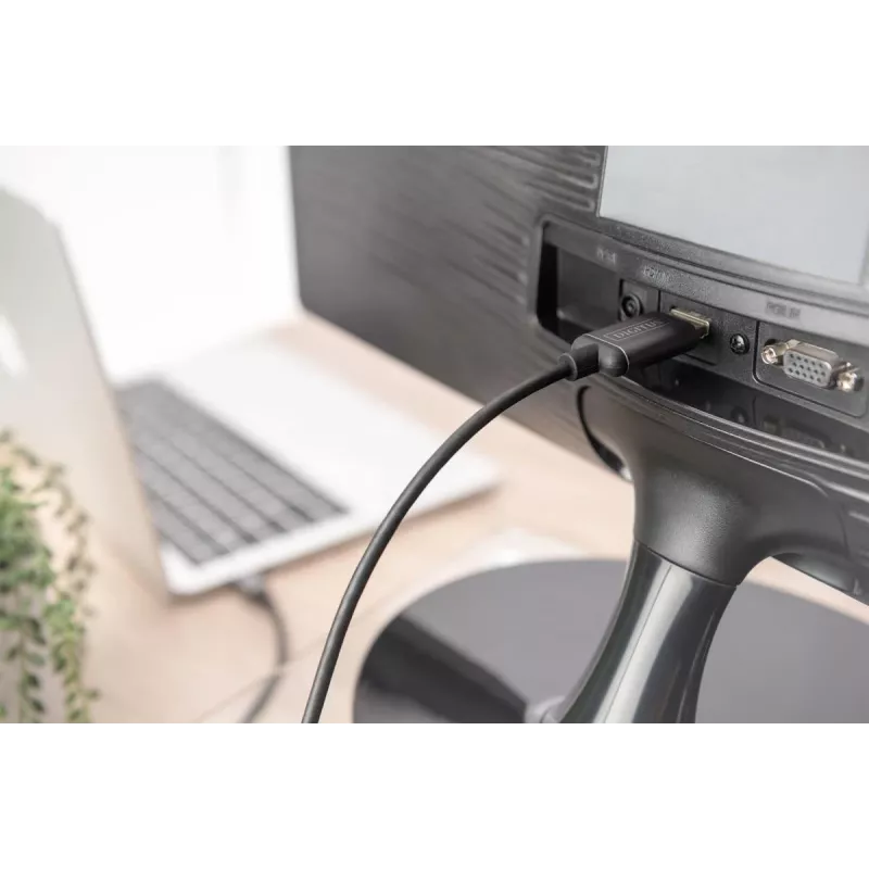 DIGITUS USB-C - HDMI Adapter, 2m 4K/30Hz, black, metal housing
