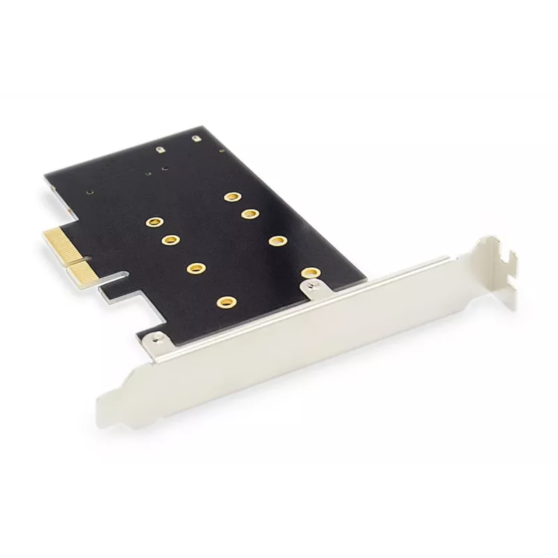 DIGITUS M.2 NGFF/NVMe SSD Pci-e Add-On card supports B, M and B+M Key, size 80,60,42 and 30mm