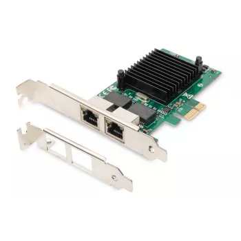 Ethernet PCI Express Card Digitus DN-10132 2-port