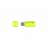 USB flash drive GOODRAM UME2 128 GB USB 2.0 Type-A, yellow, 21×51 mm