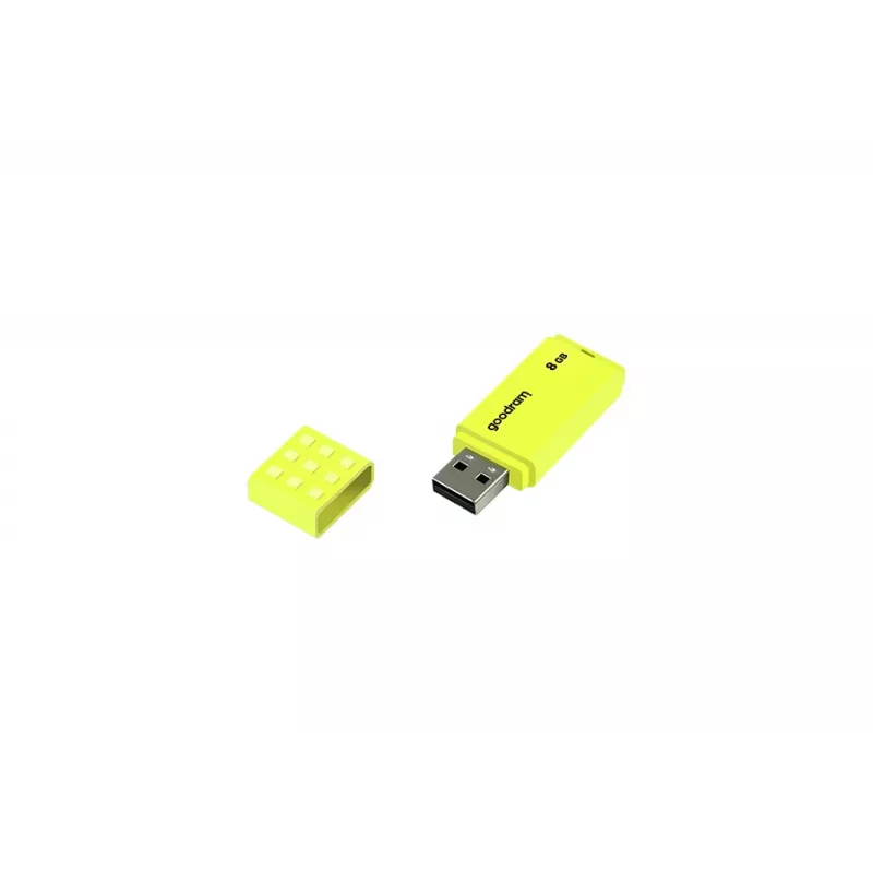 USB flash drive GOODRAM UME2 8 GB USB 2.0 Type-A, yellow, cap design