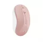 Wireless RF Optical Mouse NATEC Toucan Office — Ambidextrous, 1600 DPI, 3 Buttons, Wheel, White/Pink