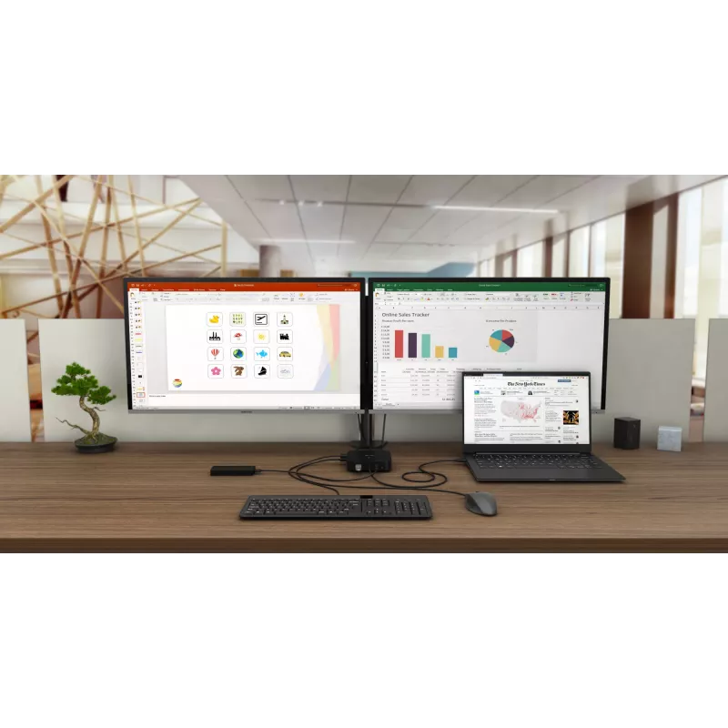 i-tec USB-C Dual Display Docking Station with Power Delivery 100 W