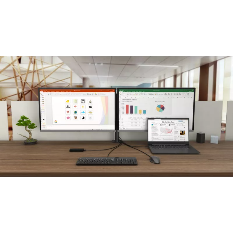 i-tec USB-C Dual Display Docking Station with Power Delivery 100 W