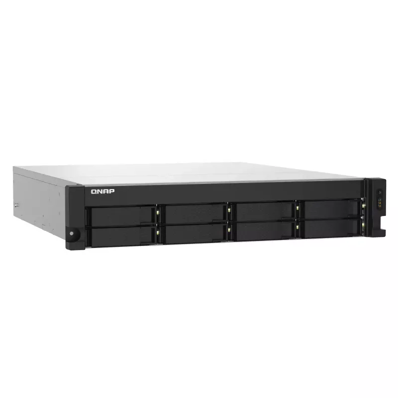 QNAP TS-832PXU-RP NAS Rack (2U) Annapurna Labs AL324 4 GB DDR4 0 TB QNAP Turbo System Black