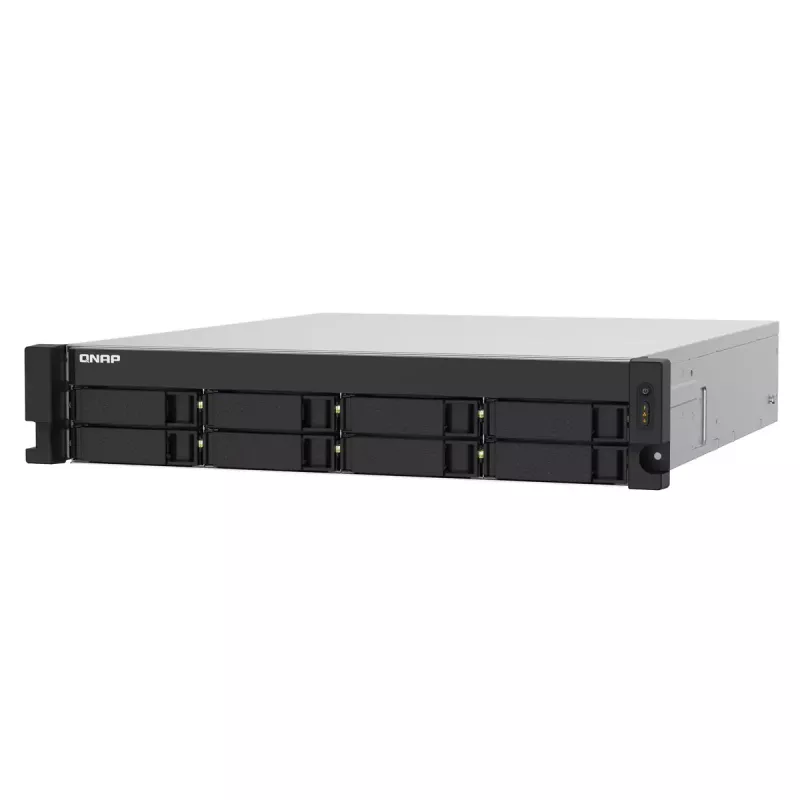 QNAP TS-832PXU-RP NAS Rack (2U) Annapurna Labs AL324 4 GB DDR4 0 TB QNAP Turbo System Black