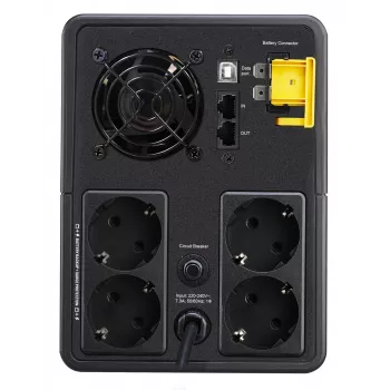 APC Back-UPS, 1600VA, Tower, 230V, 4x CEE 7/7 Schuko outlets, AVR