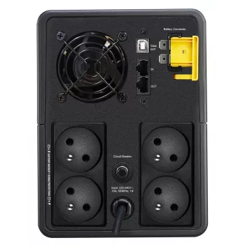 APC Back-UPS, 2200VA, Tower, 230V, 4x CEE 7/5 French Schuko outlets, AVR