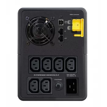 APC Back-UPS, 2200VA, Tower, 230V, 6x IEC C13 outlets, AVR, Line-Interactive, 2.2 kVA, 1200 W, Sine, 140 V, 300 V