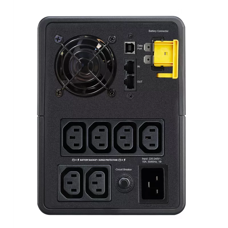 APC Back-UPS, 2200VA, Tower, 230V, 6x IEC C13 outlets, AVR, Line-Interactive, 2.2 kVA, 1200 W, Sine, 140 V, 300 V