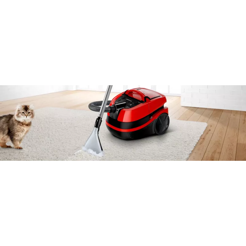 Bosch Serie 4 BWD421PET vacuum 5 L Cylinder vacuum Dry&wet 2100 W