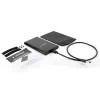 GEMBIRD USB 3.1 2.5in SATA HDD Enclosure with Type-C Port, Brushed Aluminum - Black