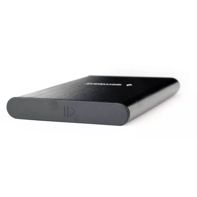 GEMBIRD USB 3.1 2.5in SATA HDD Enclosure with Type-C Port, Brushed Aluminum - Black