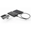 GEMBIRD USB 3.1 2.5in SATA HDD Enclosure with Type-C Port, Brushed Aluminum - Black