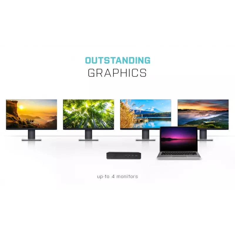 Docking Station i-tec USB-C Quattro Display Docking Station with Power Delivery 85 W