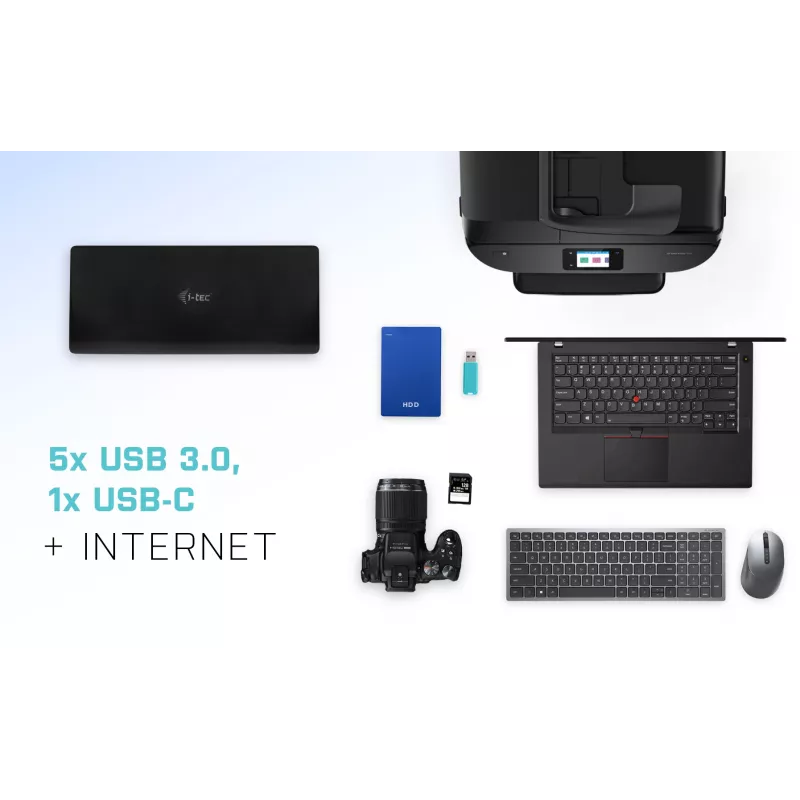 Docking Station i-tec USB-C Quattro Display Docking Station with Power Delivery 85 W