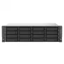 QNAP TS-1673AU-RP-16G NAS/storage server Rack (3U) Ryzen Embedded V1500B 16 GB DDR4 0 TB QNAP QTS Black, Grey