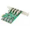 DIGITUS USB Pci-e Add-On card USB3.0, 4-port A/F, ChIPSet: VL805, self powered