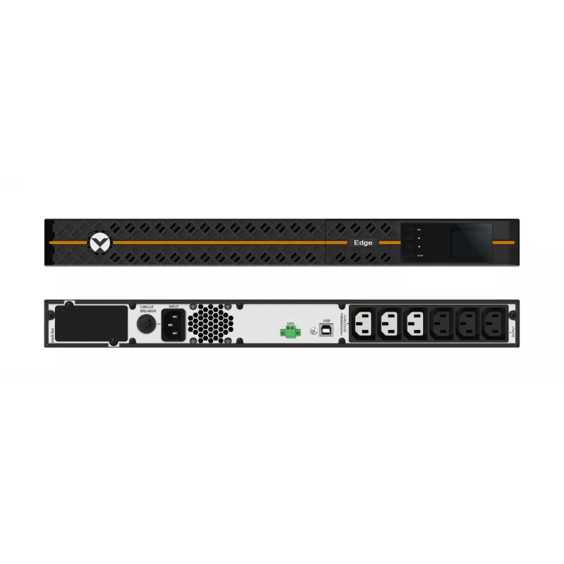Vertiv Liebert Edge Uninterruptible Power Supply (UPS) - 1000VA 900W 230V 1U Line Interactive AVR Rack Mount | 0.9 PF