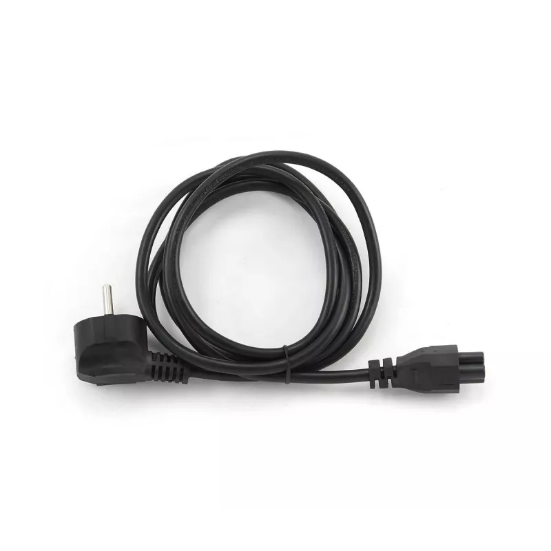 Power cable GEMBIRD PC-186-ML12-1M — 1 m, CEE7/7 (male) to C5 coupler, black