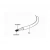 Power cable GEMBIRD PC-186-ML12-1M — 1 m, CEE7/7 (male) to C5 coupler, black