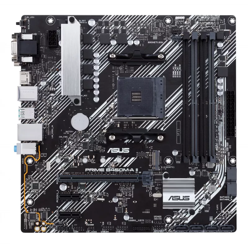 Motherboard ASUS PRIME B450M-A II AMD B450 Socket AM4 micro ATX