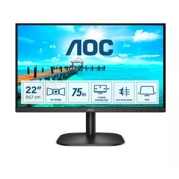 AOC B2 22B2H/EU computer monitor 54.6 cm (21.5 inch) 1920 x 1080 pixels Full HD LED Black
