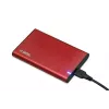HDD/SSD enclosure IBOX HD-05 Red 2.5 inch — USB 3.2 Gen 1 (5 Gbit/s), JMicron JMS578, up to 10 TB