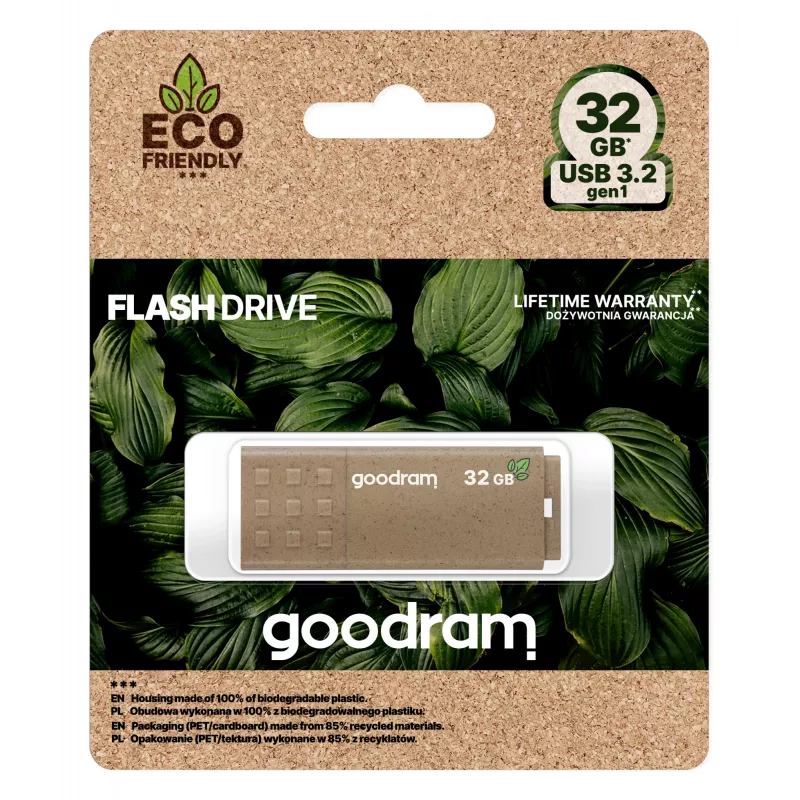 USB flash drive GOODRAM UME3 32 GB USB Type-A 3.2 Gen 1, read 60 MB/s, write 20 MB/s, bronze cap