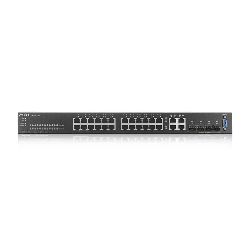 Zyxel GS2220-28-EU0101F network switch Managed L2 Gigabit Ethernet (10/100/1000) Black