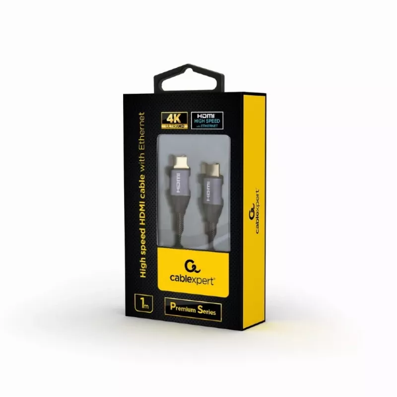 GEMBIRD High Speed HDMI Cable with Ethernet - Premium Series, 1m