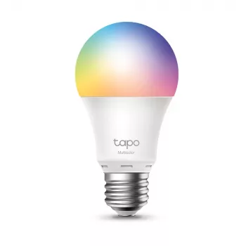 TP-Link Tapo Smart Wi-Fi Light Bulb, Multicolor, Smart bulb, Wi-Fi, Metallic, White, 802.11b, 802.11g, Wi-Fi 4 (802.11n), LED, E27