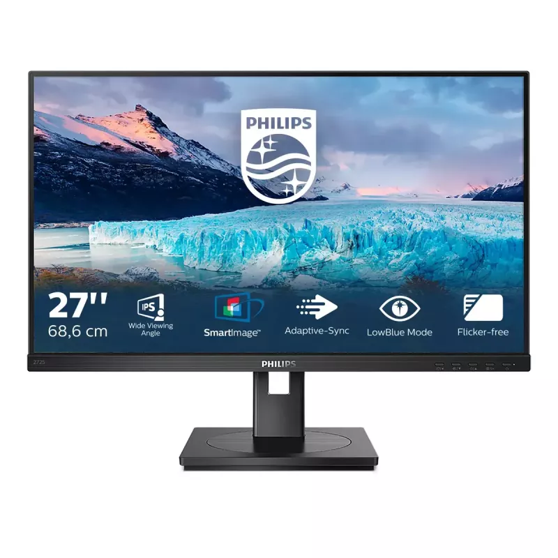 Philips S Line 272S1AE/00 computer monitor 68.6 cm (27 inch) 1920 x 1080 pixels Full HD LCD Black