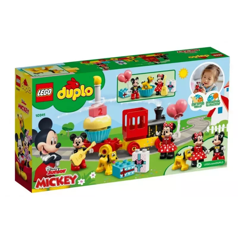 LEGO DUPLO set 10941 Mickey and Minnie's Birthday — DUPLO figures, 22 pieces, for ages 2+
