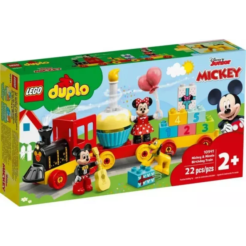 LEGO DUPLO set 10941 Mickey and Minnie's Birthday — DUPLO figures, 22 pieces, for ages 2+
