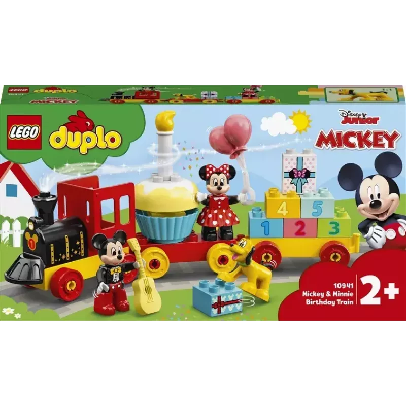 LEGO DUPLO set 10941 Mickey and Minnie's Birthday — DUPLO figures, 22 pieces, for ages 2+