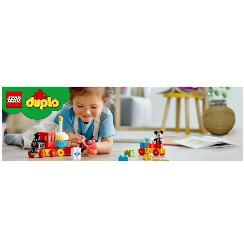 LEGO DUPLO set 10941 Mickey and Minnie's Birthday — DUPLO figures, 22 pieces, for ages 2+