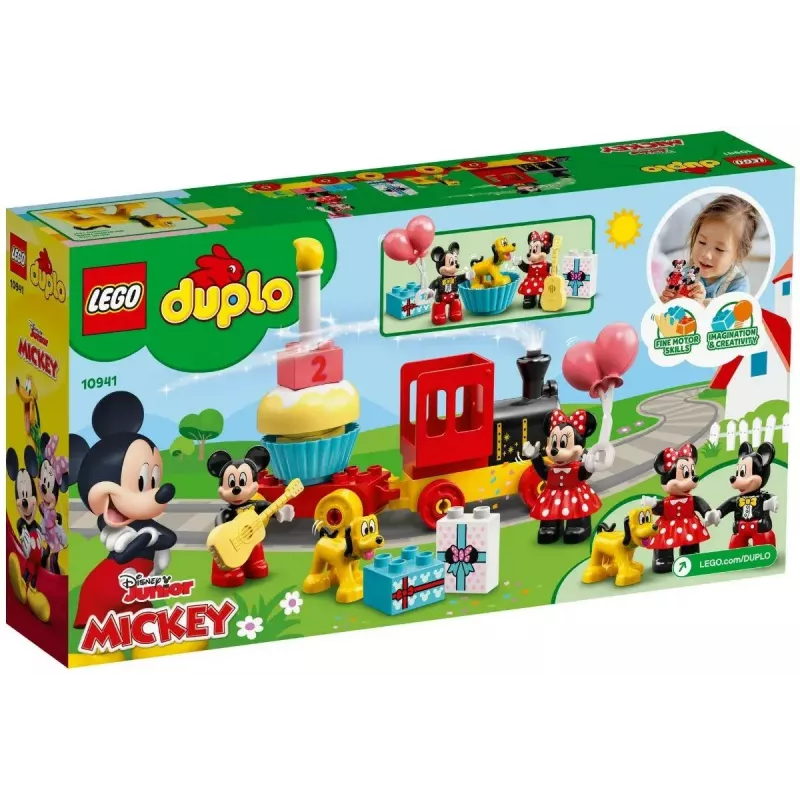 LEGO DUPLO set 10941 Mickey and Minnie's Birthday — DUPLO figures, 22 pieces, for ages 2+