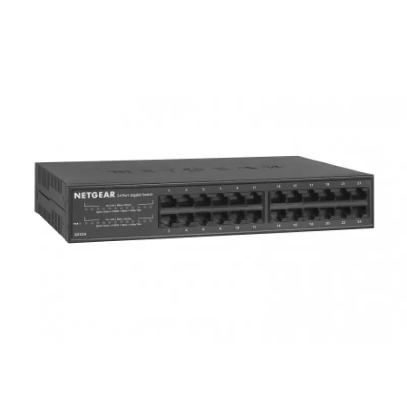 NETGEAR GS324 Unmanaged Gigabit Ethernet (10/100/1000) Black