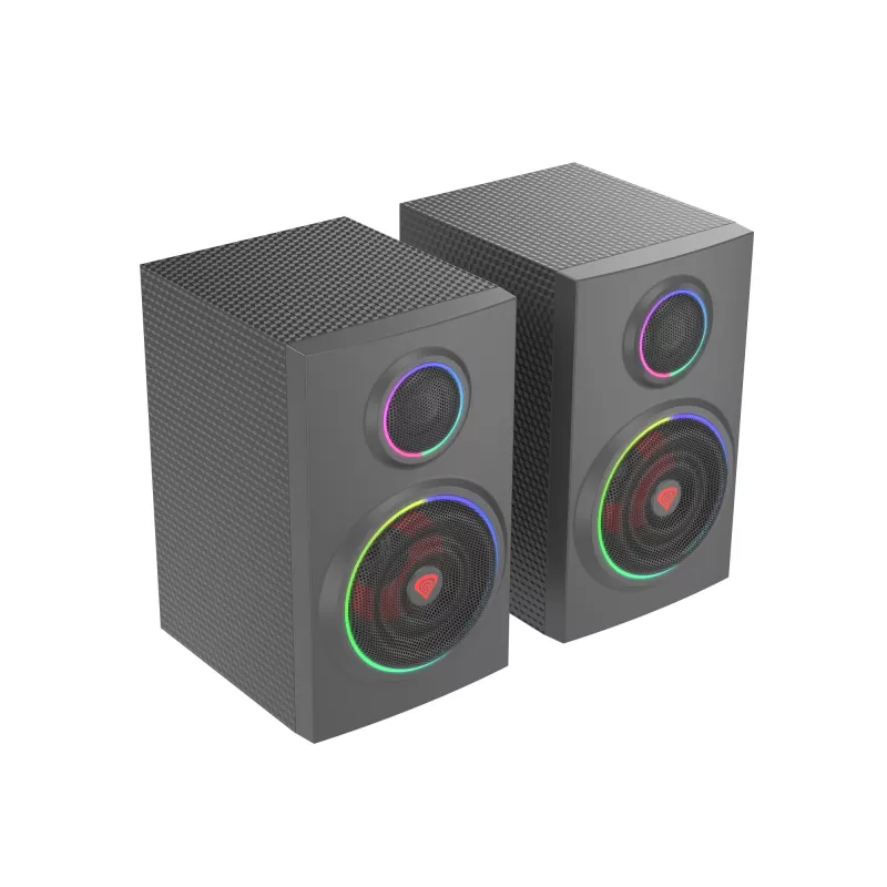 GENESIS Helium 300 BT speaker set 24 W PC/Laptop Black 2.0 channels 2-way Bluetooth