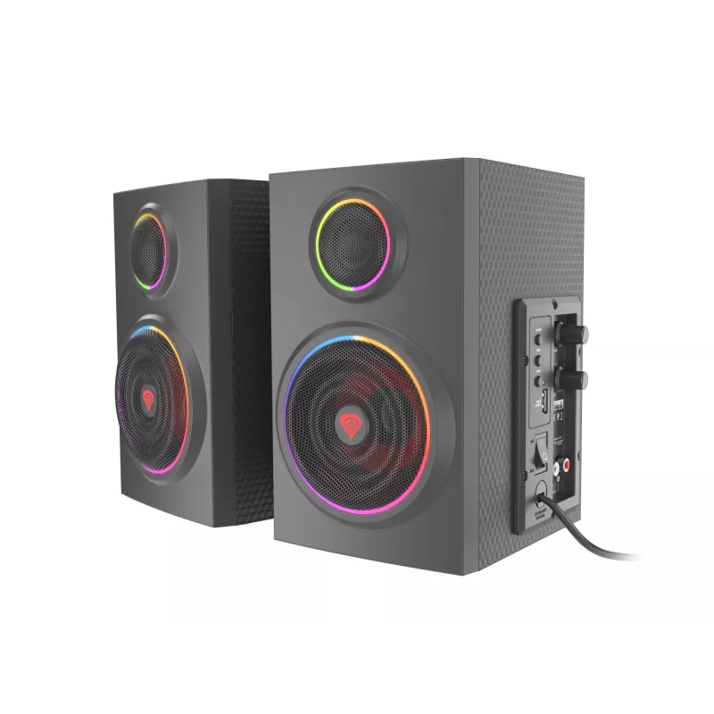 GENESIS Helium 300 BT speaker set 24 W PC/Laptop Black 2.0 channels 2-way Bluetooth
