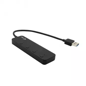 USB Hub i-tec USB 3.0 Metal HUB 4 Port with individual On/Off Switches