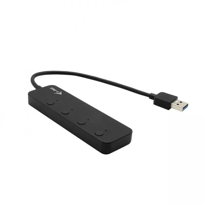 USB Hub i-tec USB 3.0 Metal HUB 4 Port with individual On/Off Switches