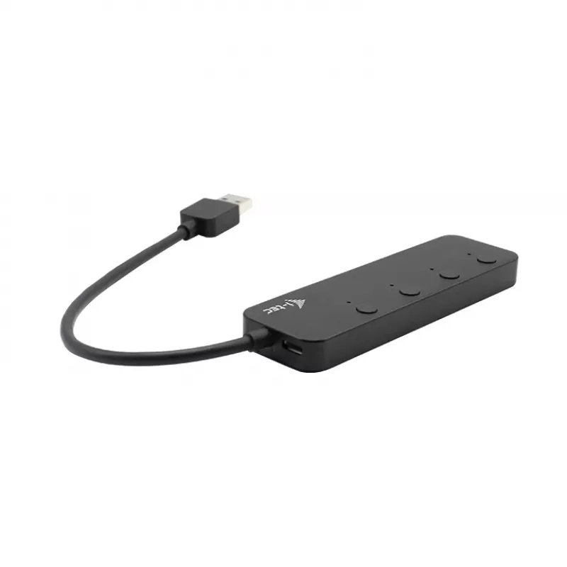 USB Hub i-tec USB 3.0 Metal HUB 4 Port with individual On/Off Switches
