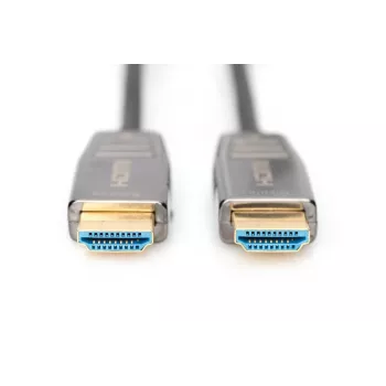 DIGITUS HDMI AOC hybrid-fiber connection cable, Type A M/M, 10m UHD 8K@60Hz, CE, black