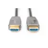 DIGITUS HDMI AOC hybrid-fiber connection cable, Type A M/M, 15m UHD 8K@60Hz, CE, black