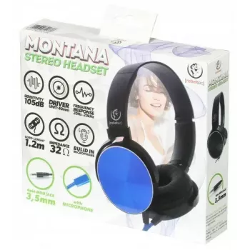 Stereo Headphone Rebeltec MONTANA BLU