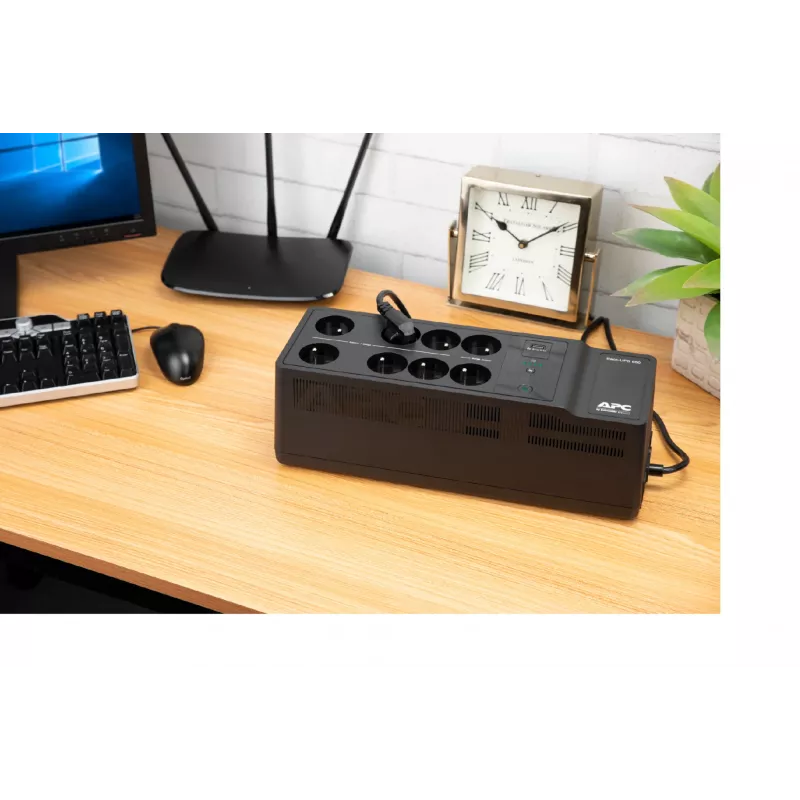 APC Back-UPS 650VA 230V 1 USB charging port - (Offline-) USV uninterruptible power supply (UPS) Standby (Offline) 0.65 kVA 400 W 8 AC outlet(s)
